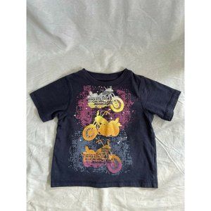 Calvin Klein Jeans Kid's T-Shirt Black Crew Neck Short Sleeves 100% Cotton S 2T